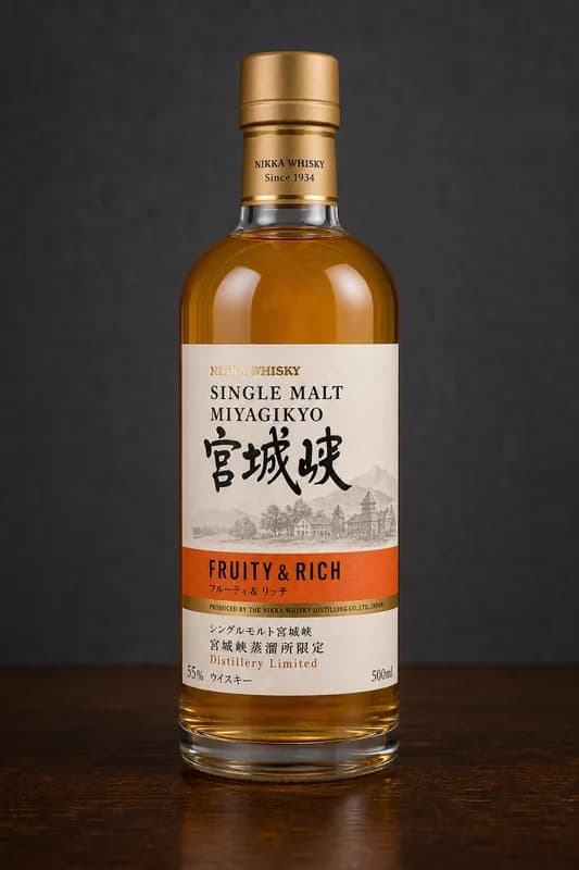 シングルモルト宮城峡 フルーティ＆リッチ のボトル画像