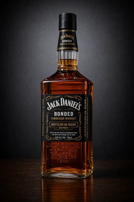 ジャックダニエル ボンデッド(ボトルドインボンド) のボトル画像