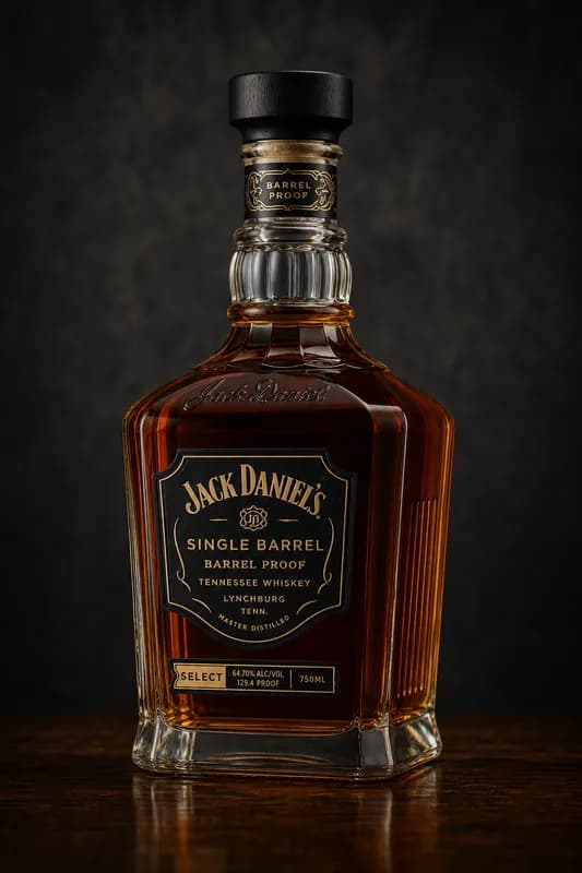 ジャックダニエル シングルバレル バレルプルーフ のボトル画像