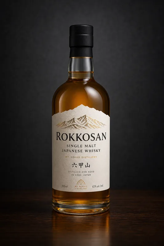 六甲山 シングルモルト のボトル画像