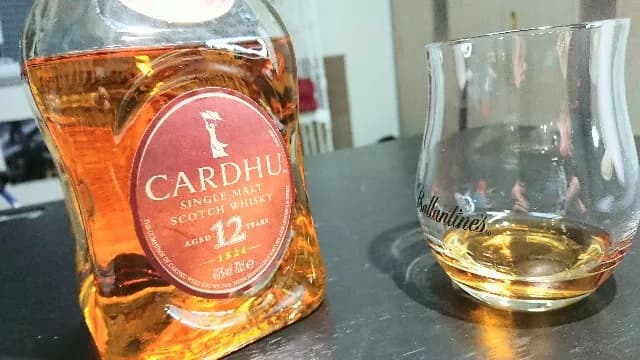 カーデュ12年の実飲時に撮影した写真(筆者撮影)