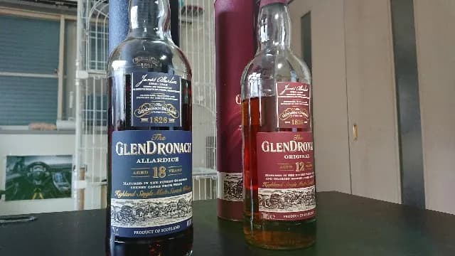 グレンドロナック18年の実飲時に撮影した写真(筆者撮影)