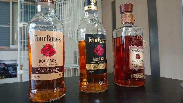 フォアローゼズ シングルバレルの実飲時に撮影した写真(筆者撮影)
