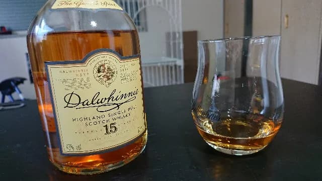 ダルウィニー15年の実飲時に撮影した写真(筆者撮影)