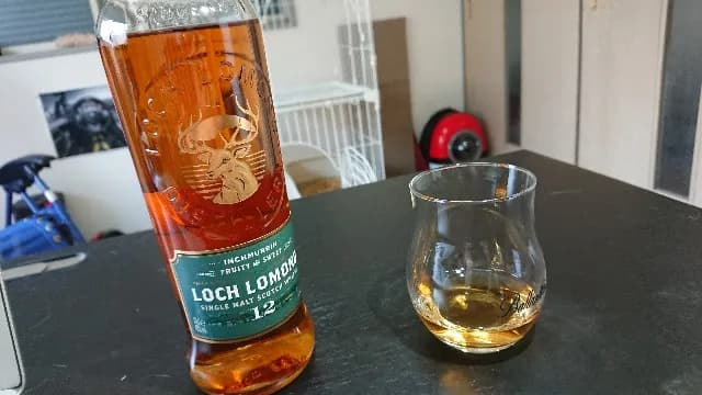 ロッホローモンド インチマリン 12年の実飲時に撮影した写真(筆者撮影)