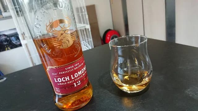 ロッホローモンド 12年の実飲時に撮影した写真(筆者撮影)