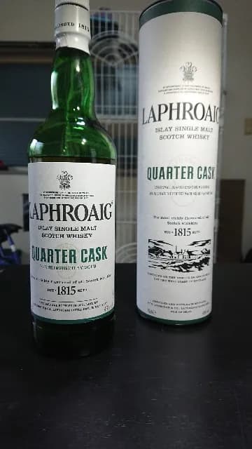 ラフロイグ クォーターカスクの実飲時に撮影した写真(筆者撮影)