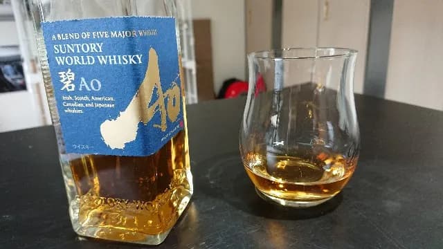 サントリー碧Aoの実飲時に撮影した写真(筆者撮影)