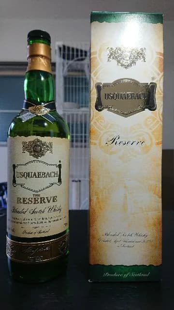 ウシュクベ リザーブの実飲時に撮影した写真(筆者撮影)