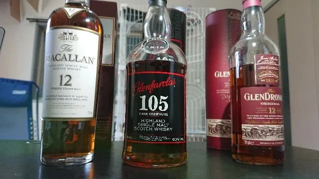 グレンファークラス 105の実飲時に撮影した写真(筆者撮影)