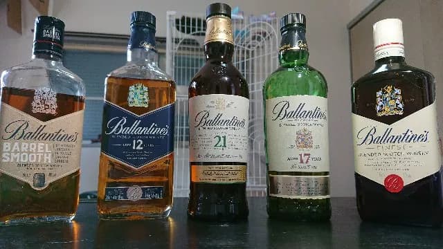バランタイン21年の実飲時に撮影した写真(筆者撮影)