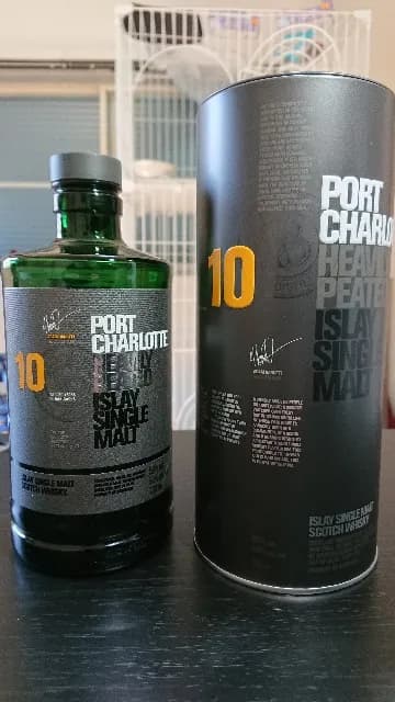 ポートシャーロット 10年の実飲時に撮影した写真(筆者撮影)