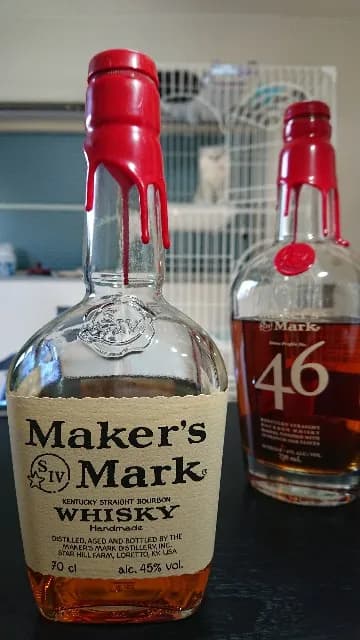 メーカーズマーク 46の実飲時に撮影した写真(筆者撮影)