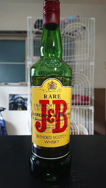 J&B レアの実飲時に撮影した写真(筆者撮影)