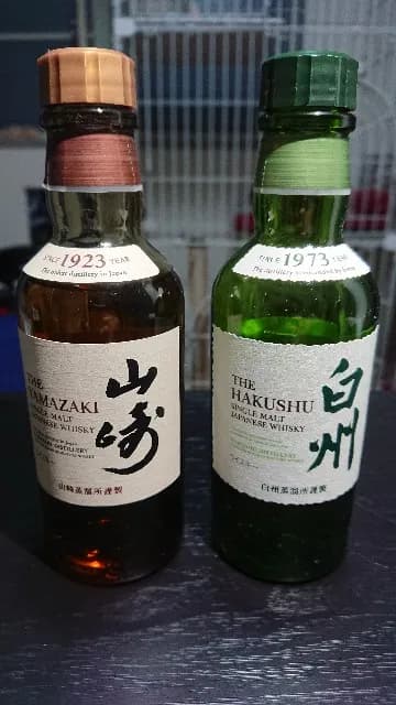 サントリー白州の実飲時に撮影した写真(筆者撮影)