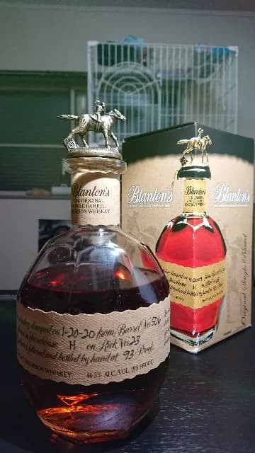 ブラントン シングルバレルの実飲時に撮影した写真(筆者撮影)