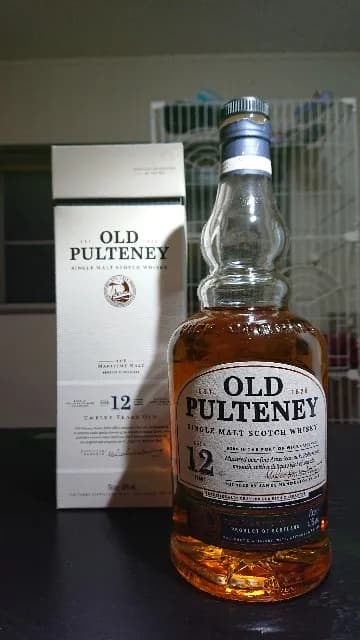 オールドプルトニー12年の実飲時に撮影した写真(筆者撮影)