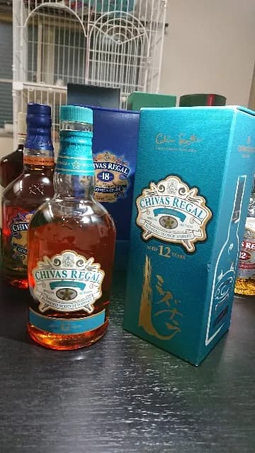 シーバスリーガル ミズナラ 12年の実飲時に撮影した写真(筆者撮影)