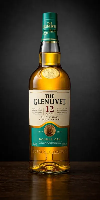 グレンリベット 12年のボトルイメージ（AI生成）