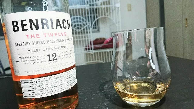 ベンリアック オリジナル・トウェルブの実飲時に撮影した写真（筆者撮影）