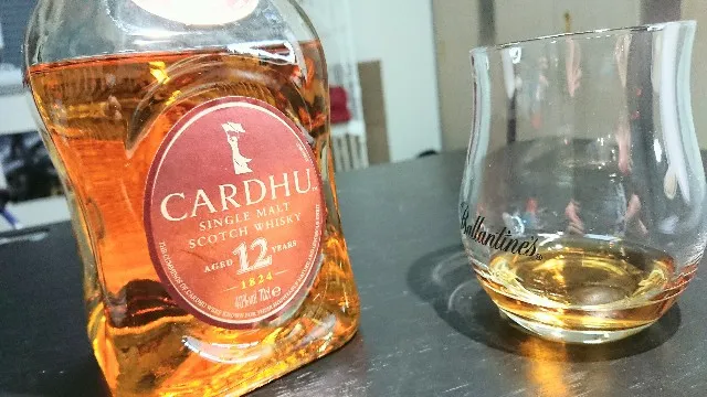 カーデュ12年の実飲時に撮影した写真(筆者撮影)