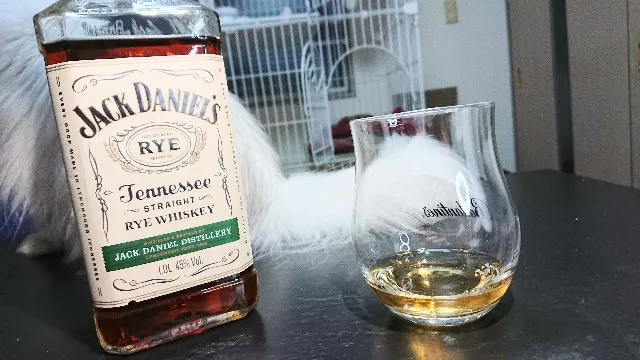 ジャックダニエル ライの実飲時に撮影した写真(筆者撮影)