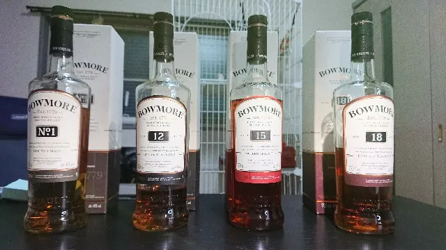 ボウモア No.1の実飲時に撮影した写真(筆者撮影)