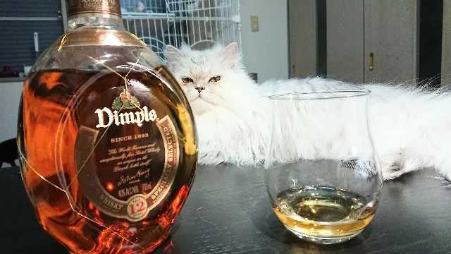 ディンプル12年の実飲時に撮影した写真（筆者撮影）