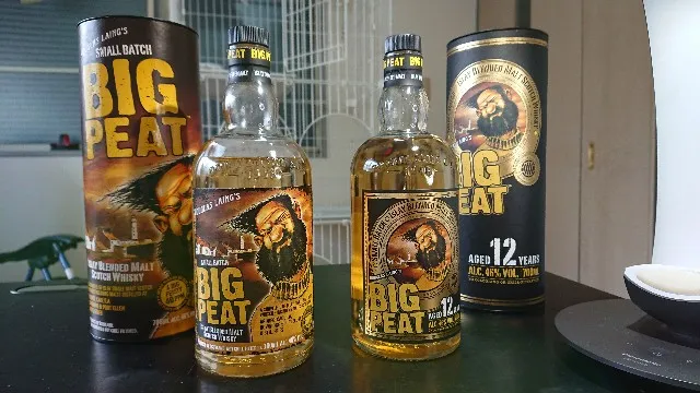 ビッグピート 12年の実飲時に撮影した写真(筆者撮影)