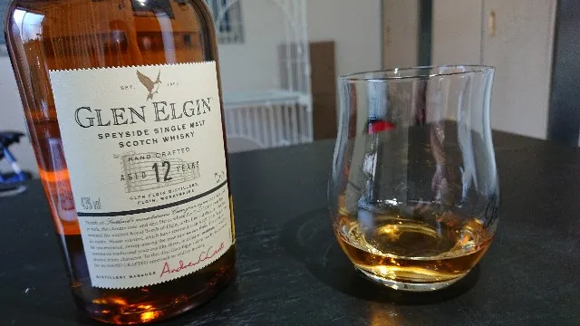 グレンエルギン12年の実飲時に撮影した写真(筆者撮影)