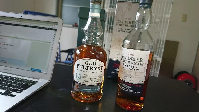 オールドプルトニー15年の実飲時に撮影した写真(筆者撮影)
