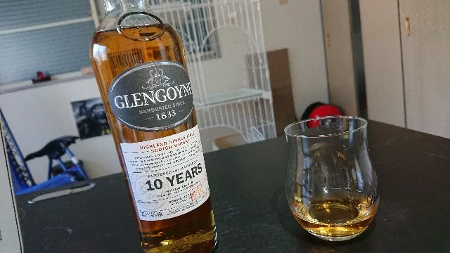 グレンゴイン10年の実飲時に撮影した写真(筆者撮影)