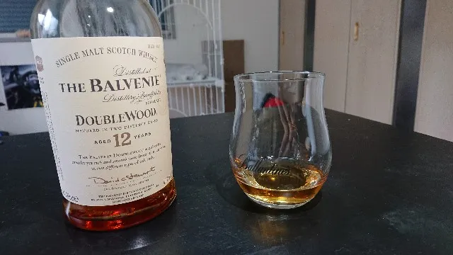 バルヴェニー12年ダブルウッドの実飲時に撮影した写真(筆者撮影)