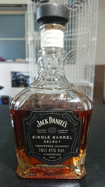 ジャックダニエル シングルバレルの実飲時に撮影した写真(筆者撮影)