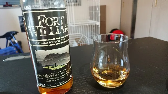 フォートウィリアムの実飲時に撮影した写真（筆者撮影）
