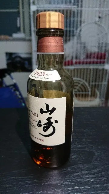 サントリー シングルモルトウイスキー山崎の実飲時に撮影した写真(筆者撮影)