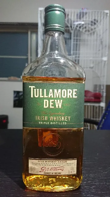 タラモア デューの実飲時に撮影した写真（筆者撮影）