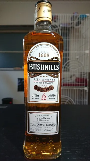 ブッシュミルズの実飲時に撮影した写真(筆者撮影)