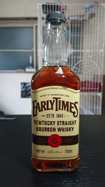 アーリータイムズ イエローラベルの実飲時に撮影した写真（筆者撮影）