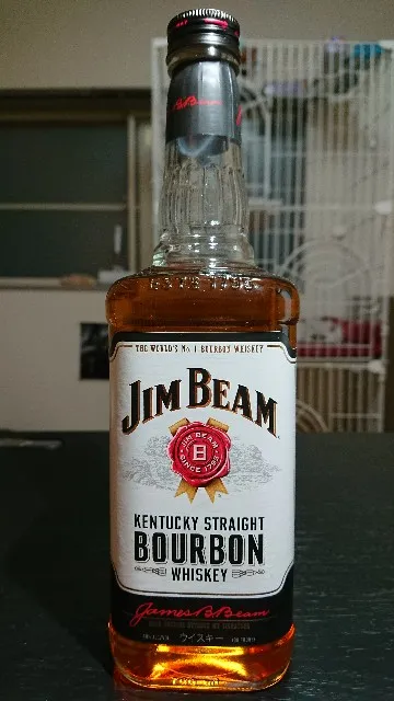 ジムビームの実飲時に撮影した写真（筆者撮影）