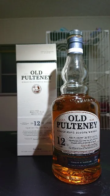 オールドプルトニー12年の実飲時に撮影した写真(筆者撮影)