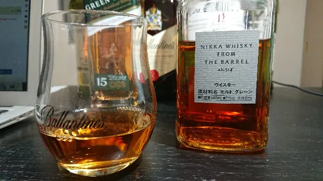 フロム・ザ・バレルの実飲時に撮影した写真(筆者撮影)