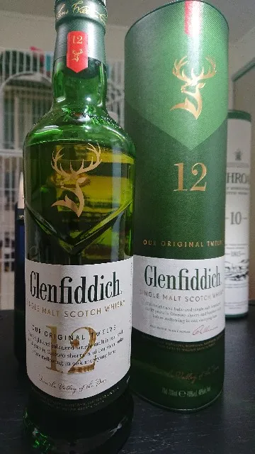 グレンフィディック12年の実飲時に撮影した写真（筆者撮影）
