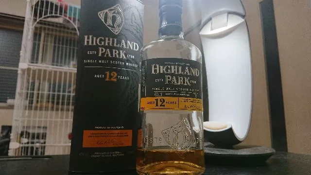 ハイランドパーク12年の実飲時に撮影した写真(筆者撮影)